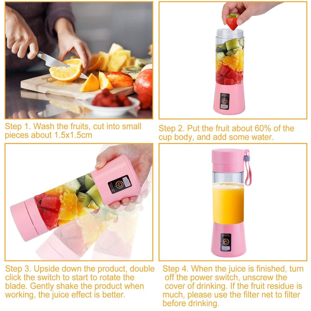 Mixeur-presse-agrumes portable rechargeable par USB