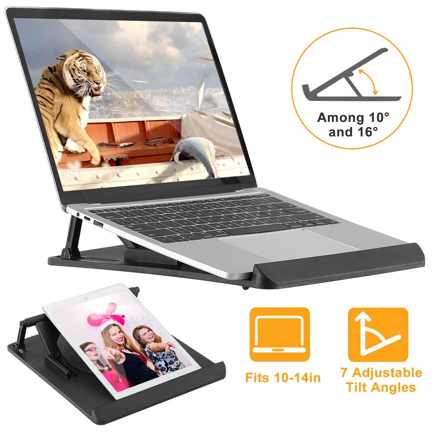 Support d'ordinateur portable portable 7 hauteurs réglables