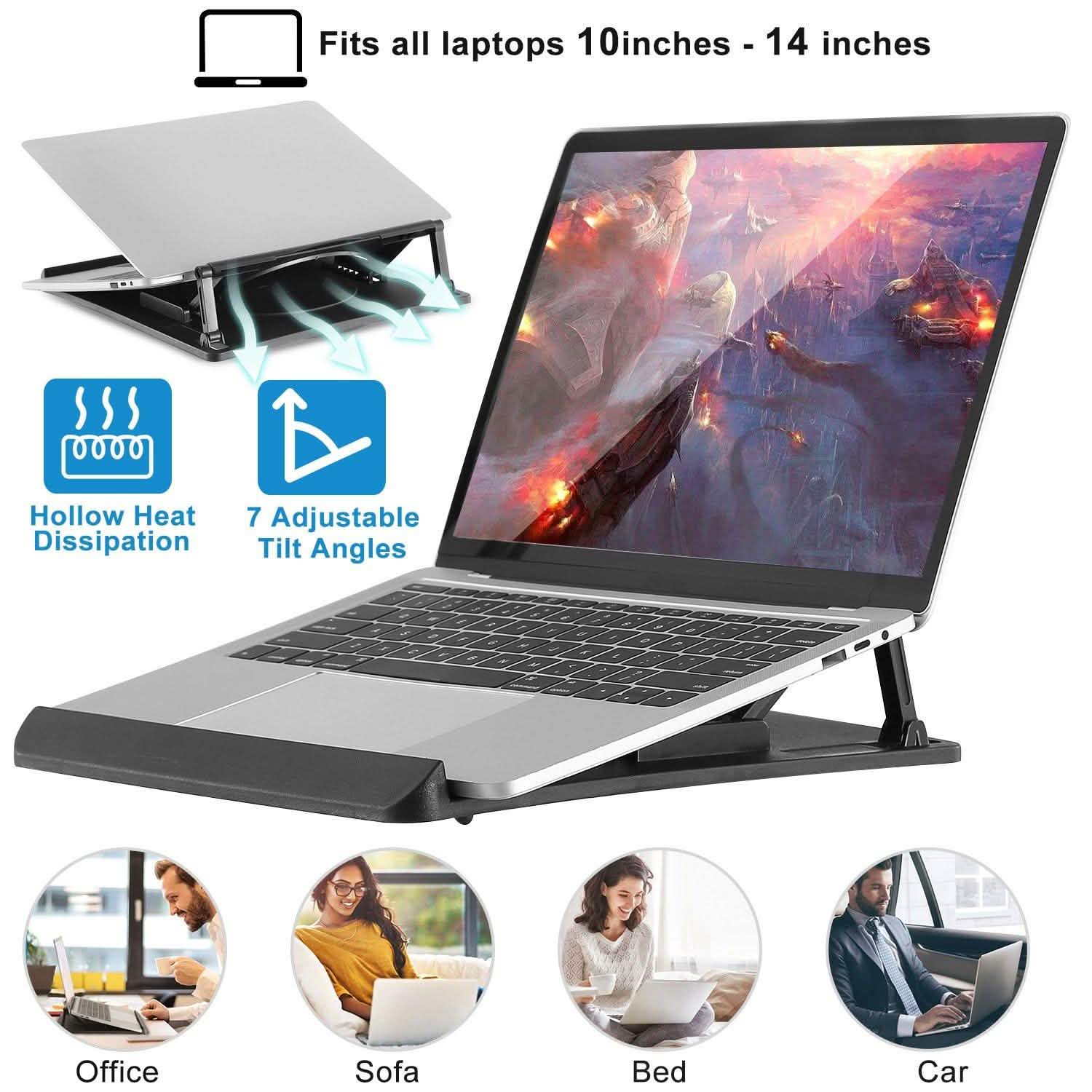 Support d'ordinateur portable portable 7 hauteurs réglables