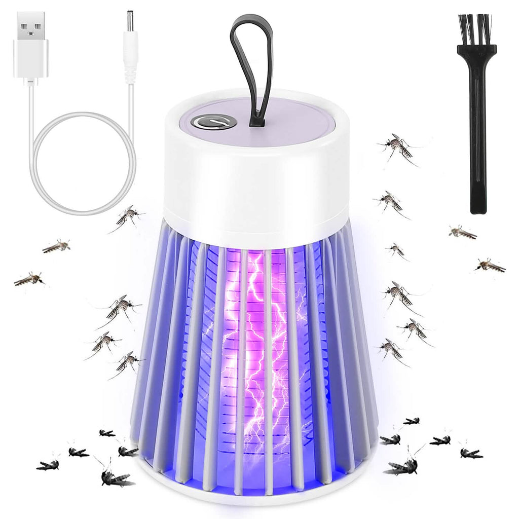 Lampe anti-moustiques et insectes électrique portative à LED