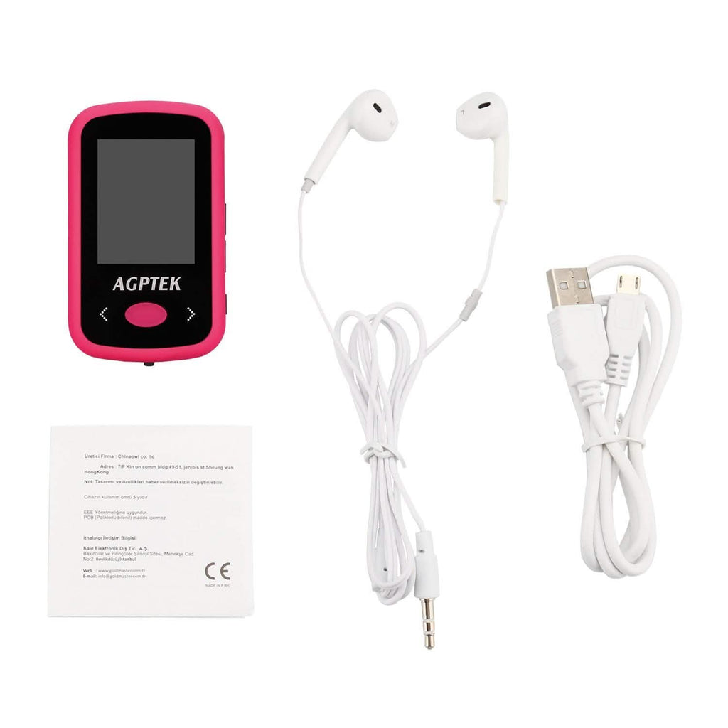 Lecteur MP3 Bluetooth 8 Go, portable, Hifi, sans perte