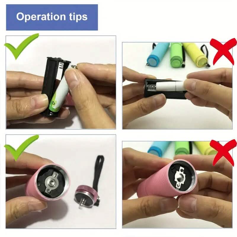 Mini lampe à ongles de poche avec 9 perles de lampe