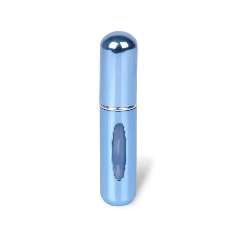 Flacon pulvérisateur mini-atomiseur rechargeable portable, récipient léger pour cosmétiques, mini flacon vide en aluminium pour les voyages, joli petit flacon pour dames, 5 ml
