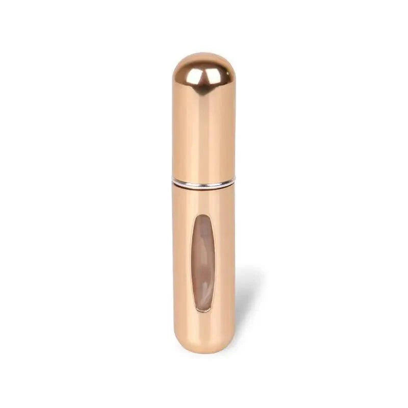 Flacon pulvérisateur mini-atomiseur rechargeable portable, récipient léger pour cosmétiques, mini flacon vide en aluminium pour les voyages, joli petit flacon pour dames, 5 ml