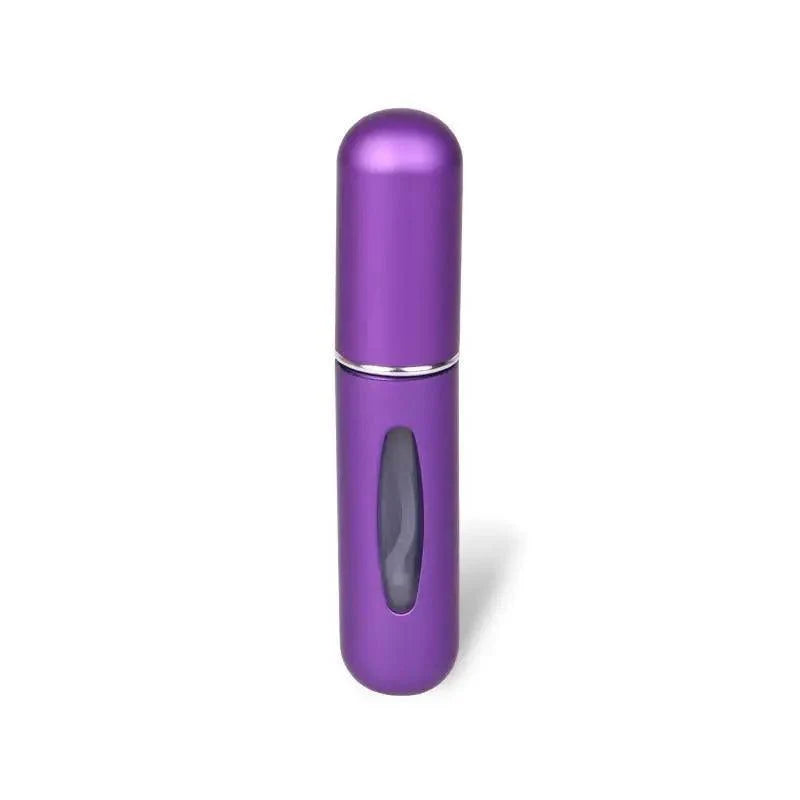 Flacon pulvérisateur mini-atomiseur rechargeable portable, récipient léger pour cosmétiques, mini flacon vide en aluminium pour les voyages, joli petit flacon pour dames, 5 ml