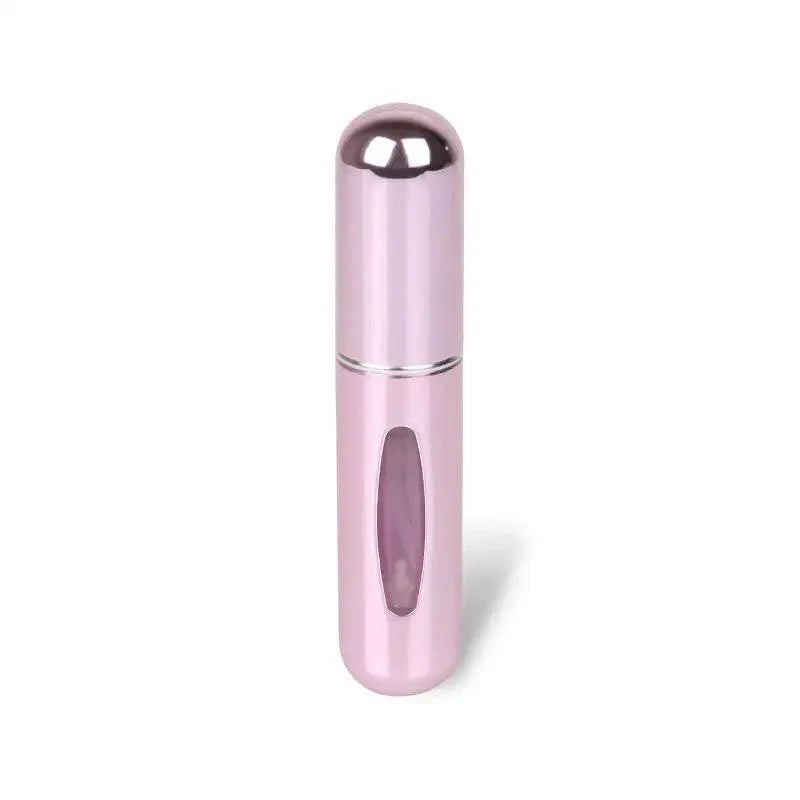 Flacon pulvérisateur mini-atomiseur rechargeable portable, récipient léger pour cosmétiques, mini flacon vide en aluminium pour les voyages, joli petit flacon pour dames, 5 ml