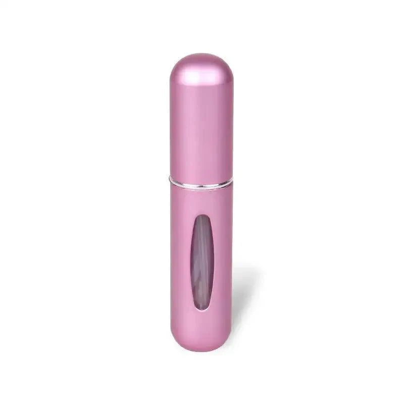 Flacon pulvérisateur mini-atomiseur rechargeable portable, récipient léger pour cosmétiques, mini flacon vide en aluminium pour les voyages, joli petit flacon pour dames, 5 ml