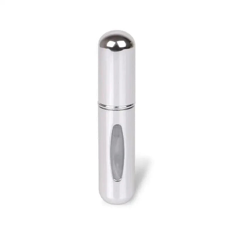 Flacon pulvérisateur mini-atomiseur rechargeable portable, récipient léger pour cosmétiques, mini flacon vide en aluminium pour les voyages, joli petit flacon pour dames, 5 ml