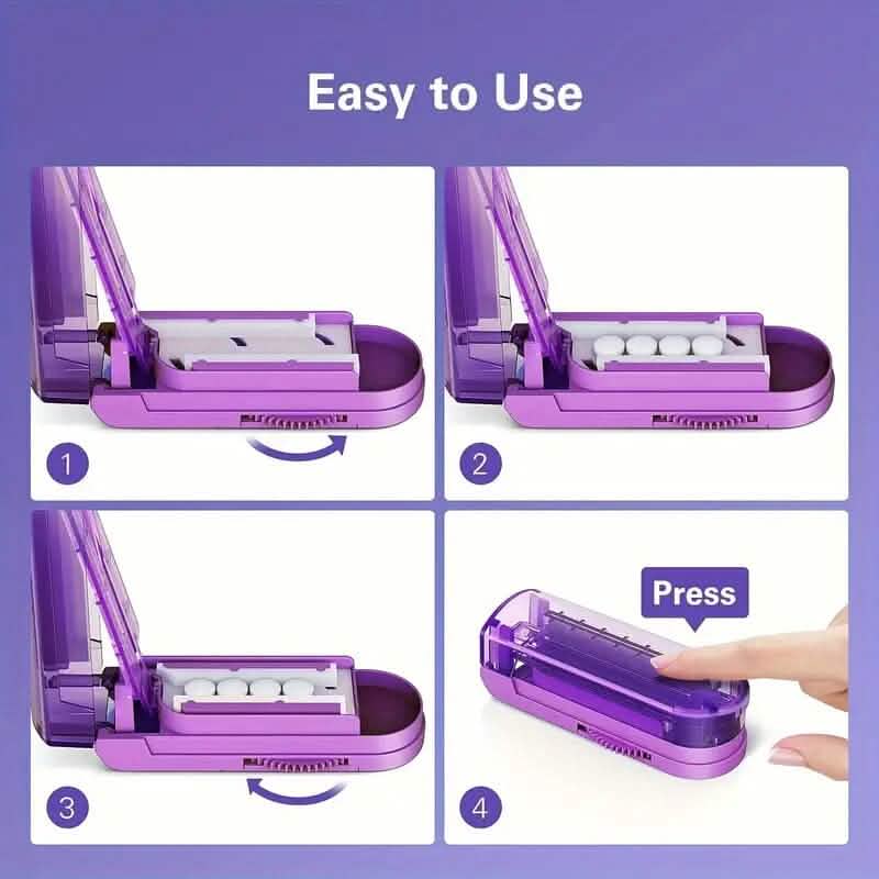 Coupe-pilules portable
