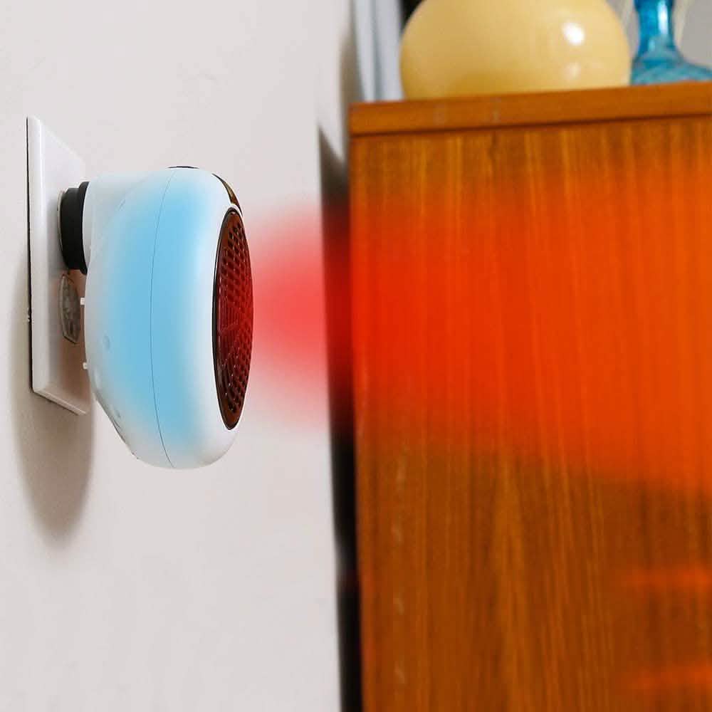 Chauffage Électrique Portable à Brancher avec Thermostat Réglable