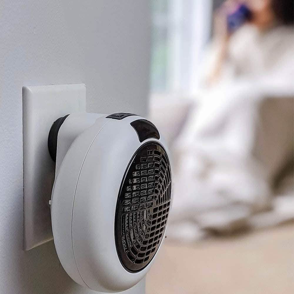 Chauffage Électrique Portable à Brancher avec Thermostat Réglable