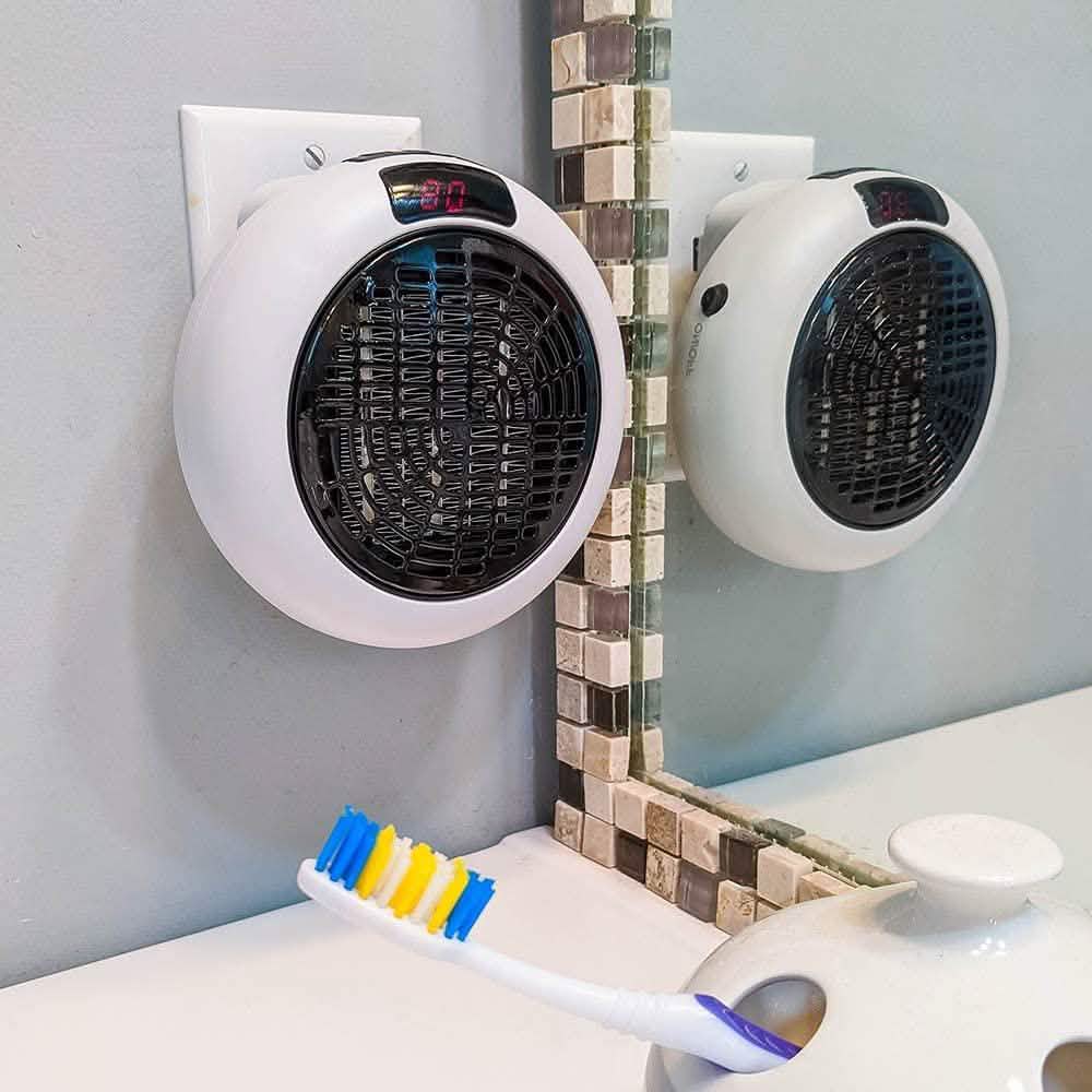 Chauffage Électrique Portable à Brancher avec Thermostat Réglable