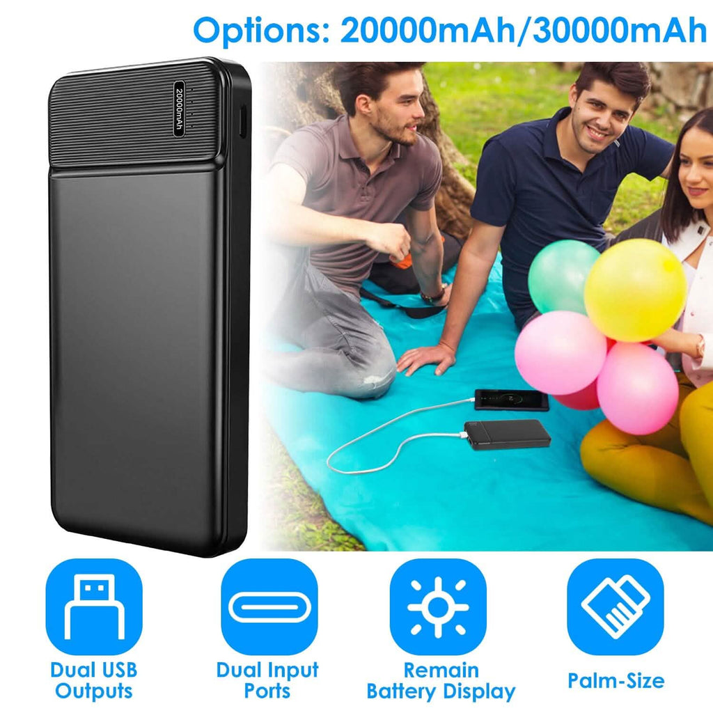 Chargeur de téléphone portable Power Bank avec 1 câble micro USB