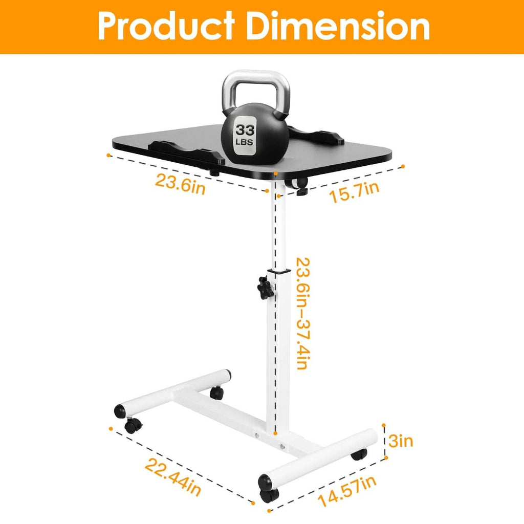 Table à roulettes portable pour ordinateur portable