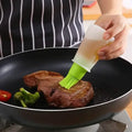 Bouteille d'huile en silicone portable avec pinceau