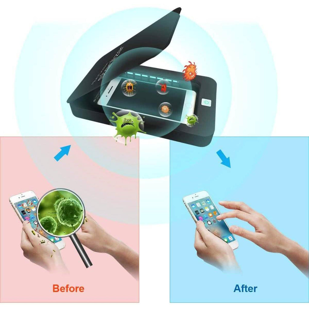 Appareil de nettoyage portable intelligent pour téléphone portable avec fonction d'aromathérapie
