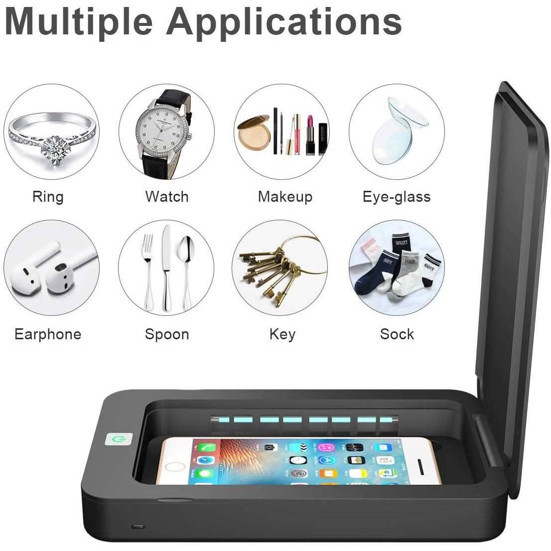Appareil de nettoyage portable intelligent pour téléphone portable avec fonction d'aromathérapie