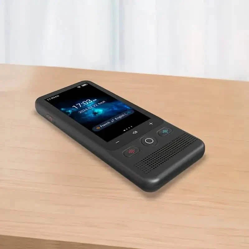 Traducteur vocal bidirectionnel portable avec 138 langues et 39 voix