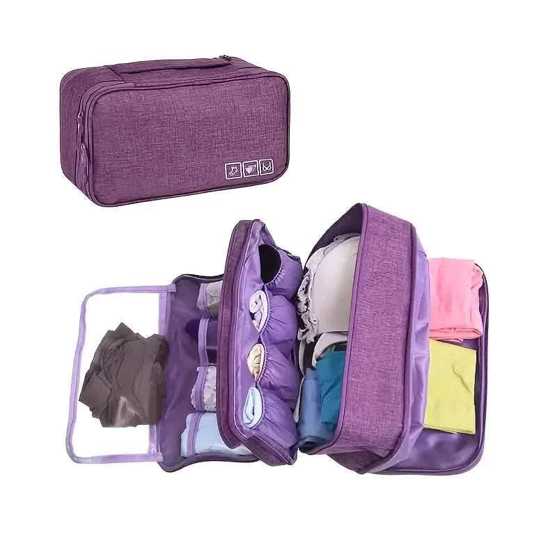 Sac de Rangement Portable pour Sous-vêtements et Articles de Toilette