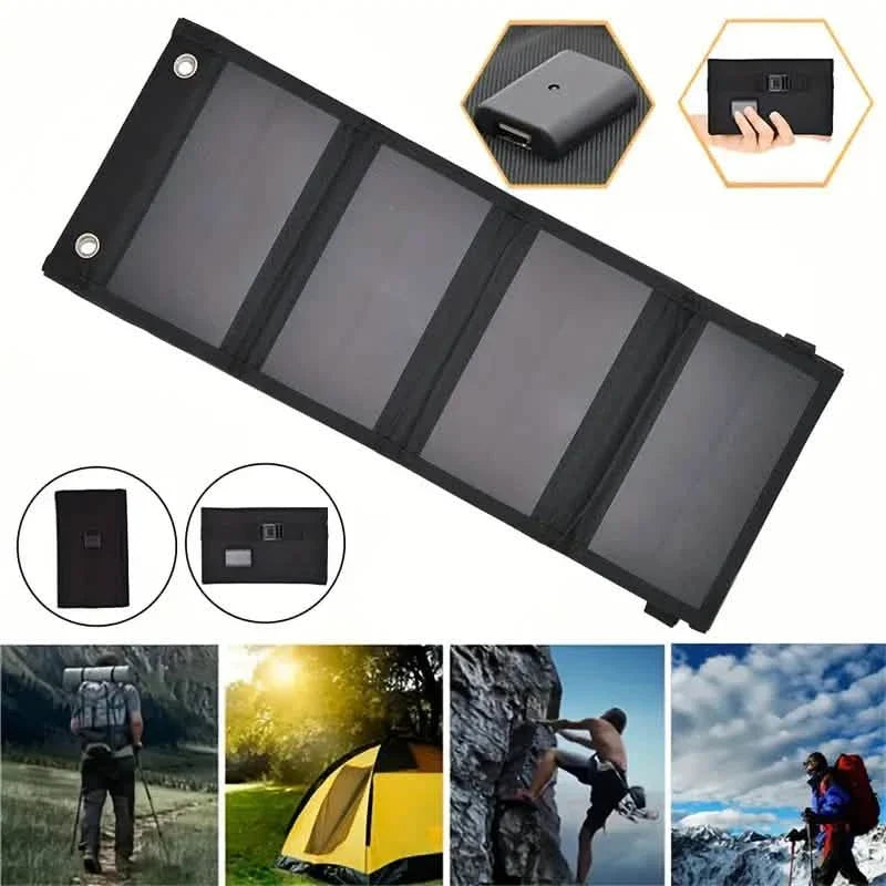 Panneaux solaires portables USB pliables