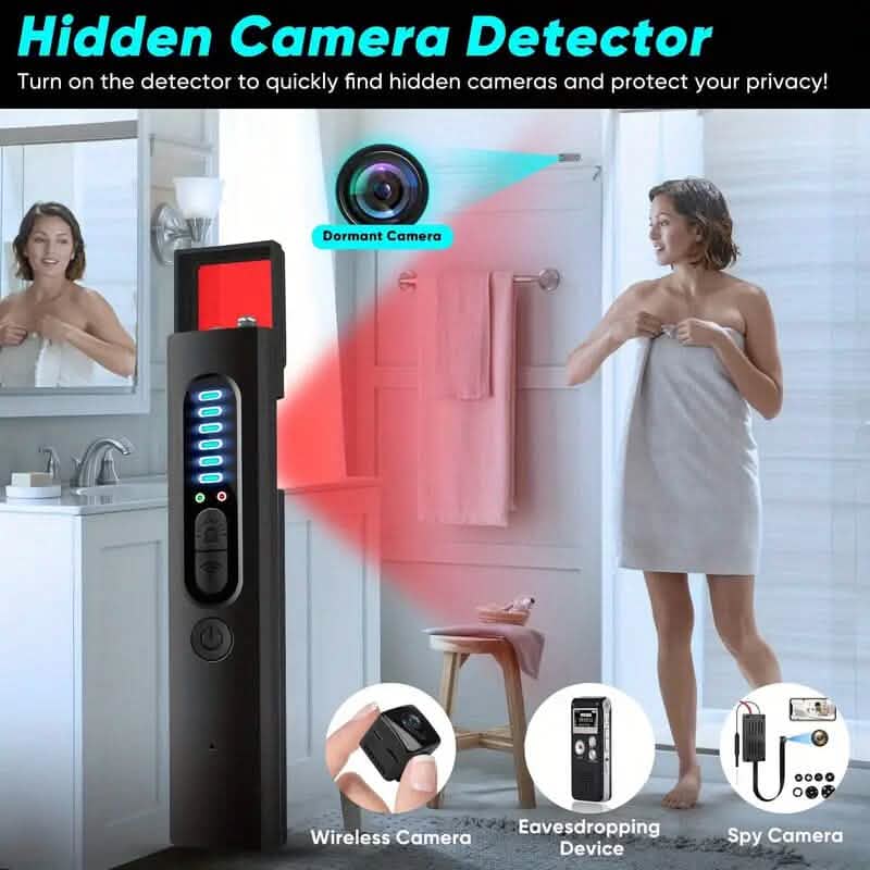 Détecteurs de caméras cachées sans fil portables