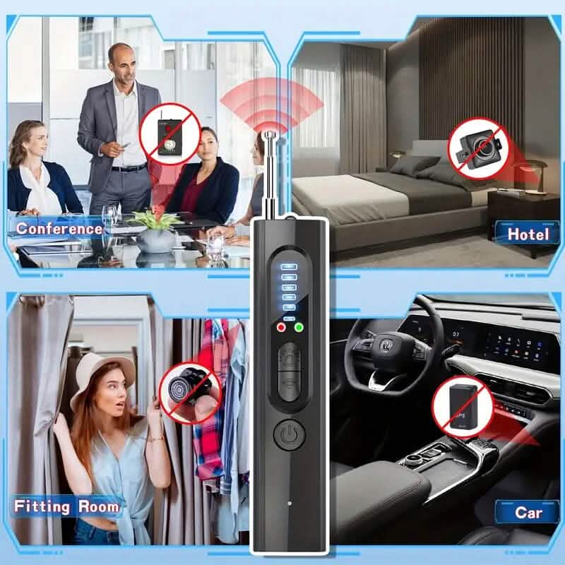 Détecteurs de caméras cachées sans fil portables