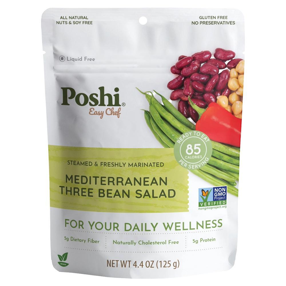 Poshi - Salade Méditerranéenne aux Trois Haricots (125G)