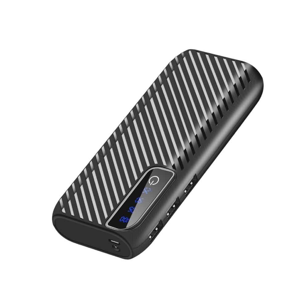 Batterie externe avec 3 ports USB et lampe de poche