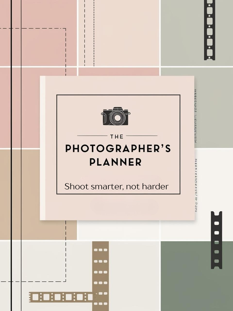 Planificateur d'entreprise de photographie | Modèle Canva de plus de 50 pages