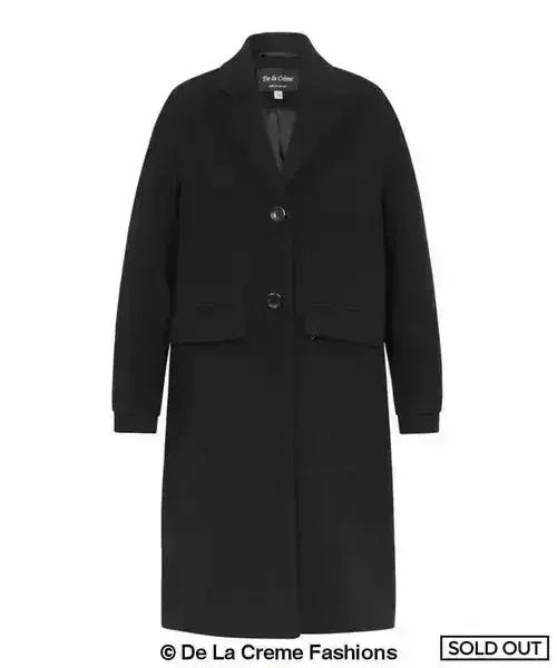 (PRÉCOMMANDE) Manteau long chaud en mélange de laine pour femme