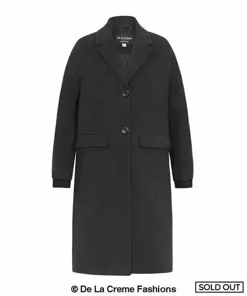 (PRÉCOMMANDE) Manteau long chaud en mélange de laine pour femme