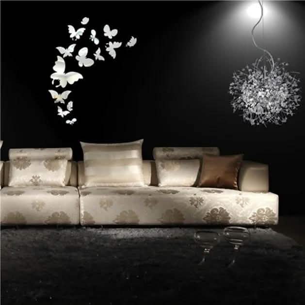 Décalcomanie murale décorative prédécollée en PVC