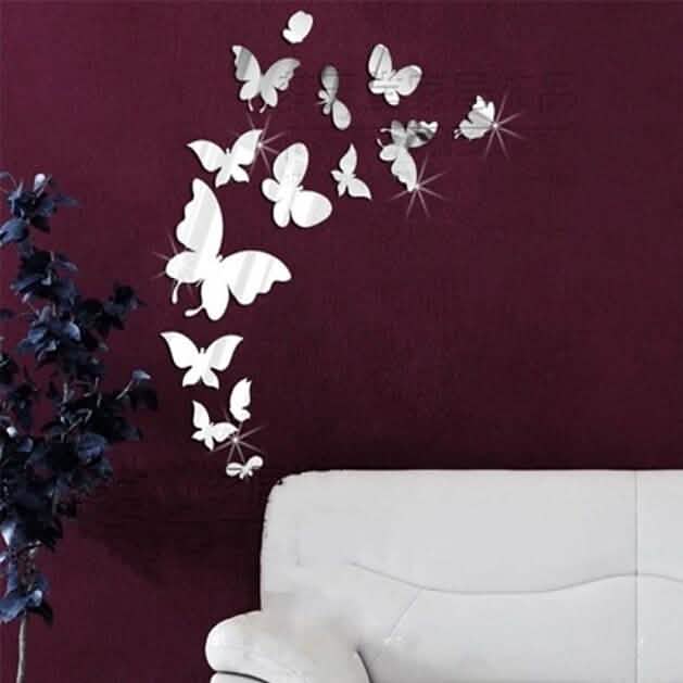 Décalcomanie murale décorative prédécollée en PVC