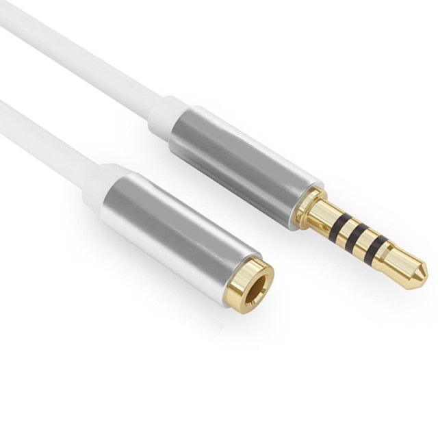 Câble audio auxiliaire premium de 3,5 mm (1 m/2 m/3 m) pour voiture, haut-parleur, téléphone portable, écouteurs