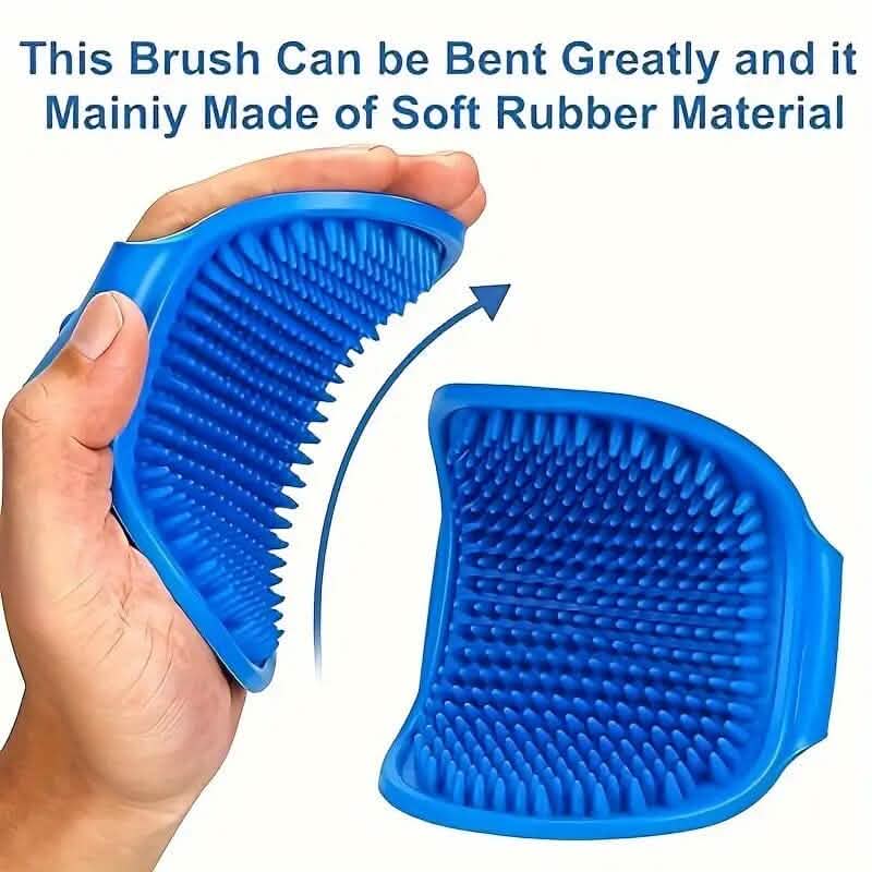 Brosse de toilettage haut de gamme pour animaux de compagnie avec poignée à anneau réglable