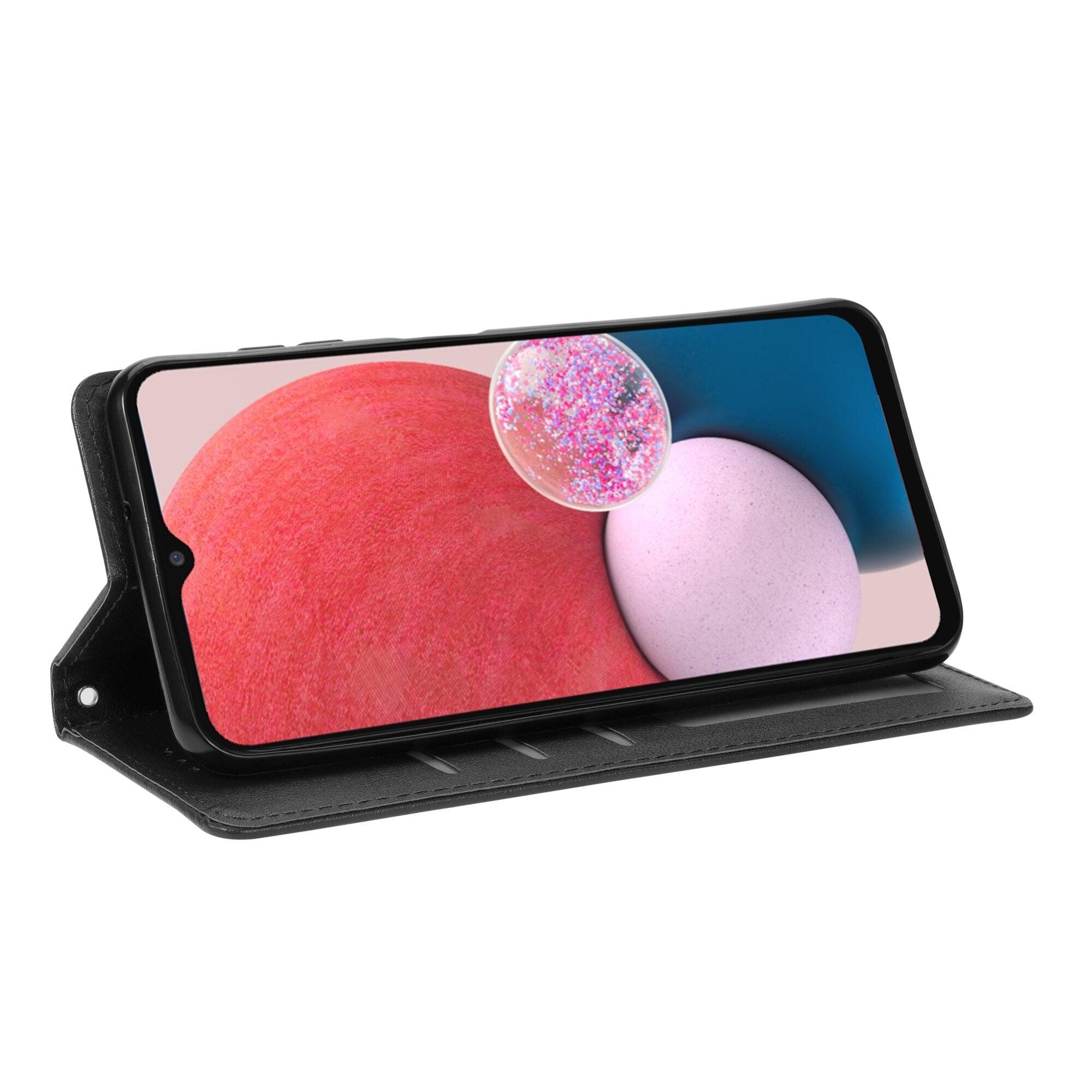 Étui portefeuille à rabat magnétique de protection en cuir synthétique de qualité supérieure / en cuir pour Xiaomi Redmi Note 11S 10 10S 9 9S 9T 8T 8 7 6 5 5A Pro Max 4X 9A 8A 7A 6A POCO X3 NFC