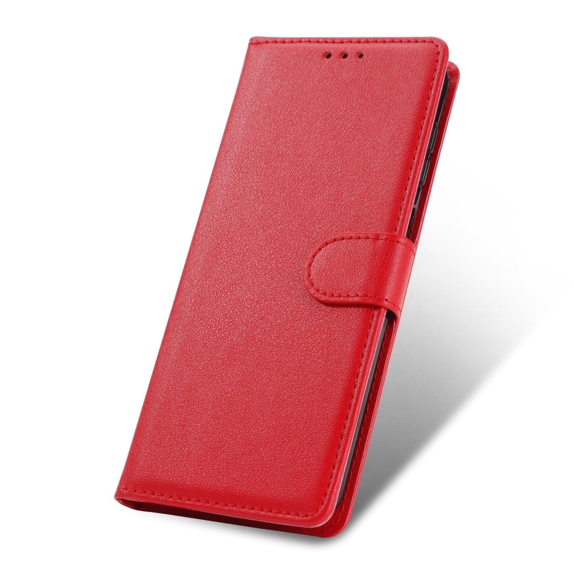Étui portefeuille à rabat magnétique de protection en cuir synthétique de qualité supérieure / en cuir pour Xiaomi Redmi Note 11S 10 10S 9 9S 9T 8T 8 7 6 5 5A Pro Max 4X 9A 8A 7A 6A POCO X3 NFC