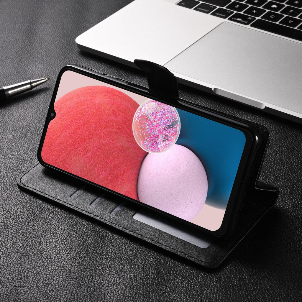 Étui portefeuille à rabat magnétique de protection en cuir synthétique de qualité supérieure / en cuir pour Xiaomi Redmi Note 11S 10 10S 9 9S 9T 8T 8 7 6 5 5A Pro Max 4X 9A 8A 7A 6A POCO X3 NFC
