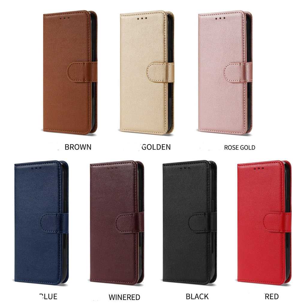 Étui portefeuille à rabat magnétique de protection en cuir synthétique de qualité supérieure / en cuir pour Xiaomi Redmi Note 11S 10 10S 9 9S 9T 8T 8 7 6 5 5A Pro Max 4X 9A 8A 7A 6A POCO X3 NFC