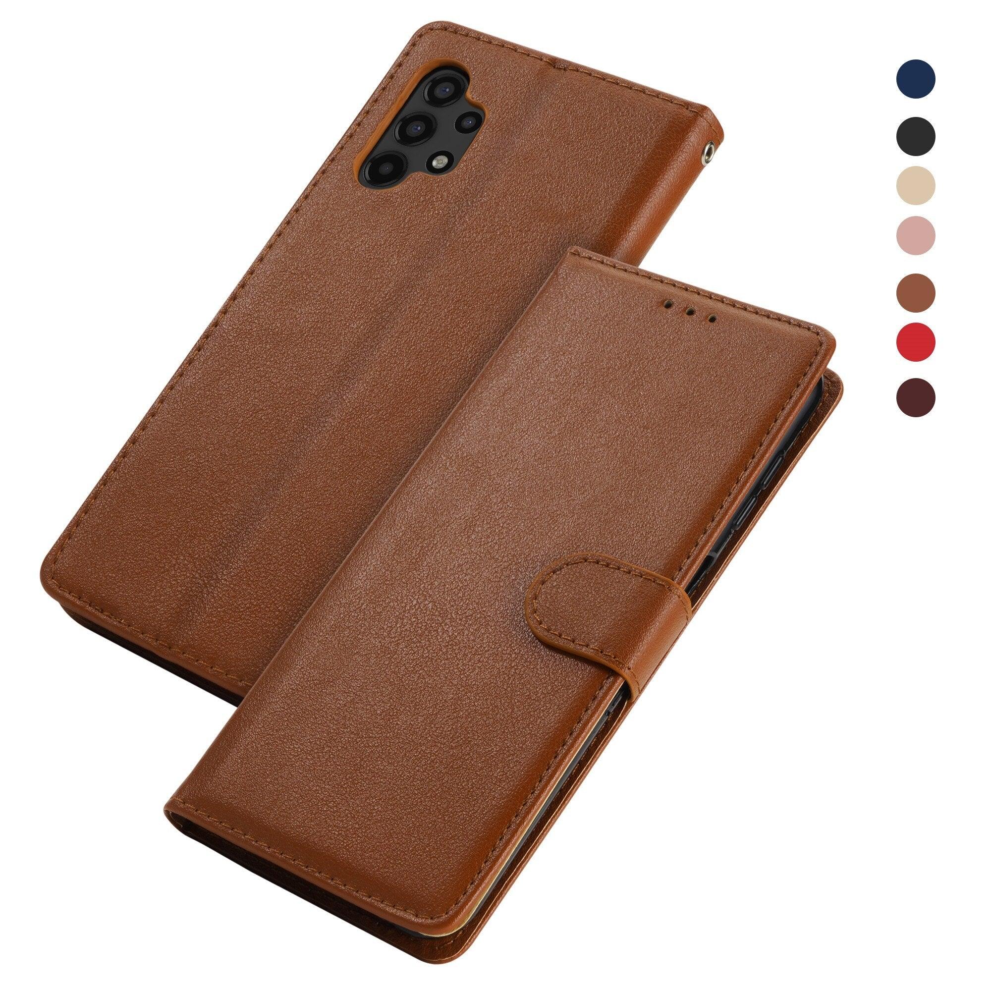 Étui portefeuille à rabat magnétique de protection en cuir synthétique de qualité supérieure / en cuir pour Xiaomi Redmi Note 11S 10 10S 9 9S 9T 8T 8 7 6 5 5A Pro Max 4X 9A 8A 7A 6A POCO X3 NFC
