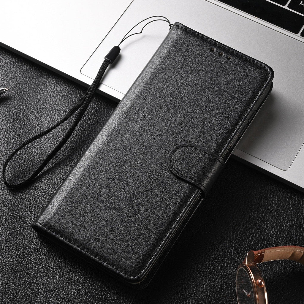 Étui portefeuille à rabat magnétique de protection en cuir synthétique de qualité supérieure / en cuir pour Xiaomi Redmi Note 11S 10 10S 9 9S 9T 8T 8 7 6 5 5A Pro Max 4X 9A 8A 7A 6A POCO X3 NFC