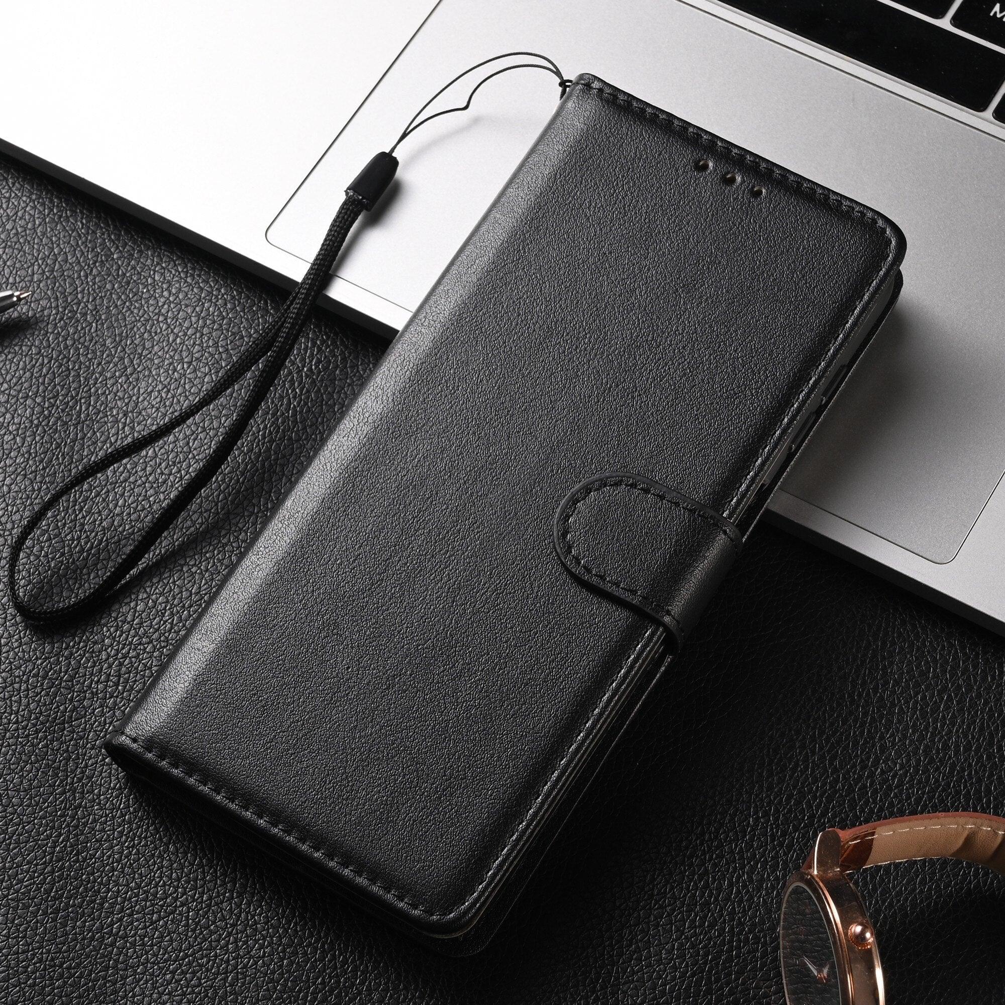 Étui portefeuille à rabat magnétique de protection en cuir synthétique de qualité supérieure / en cuir pour Xiaomi Redmi Note 11S 10 10S 9 9S 9T 8T 8 7 6 5 5A Pro Max 4X 9A 8A 7A 6A POCO X3 NFC