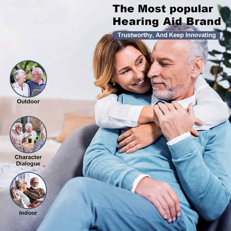 Appareils auditifs rechargeables haut de gamme pour seniors