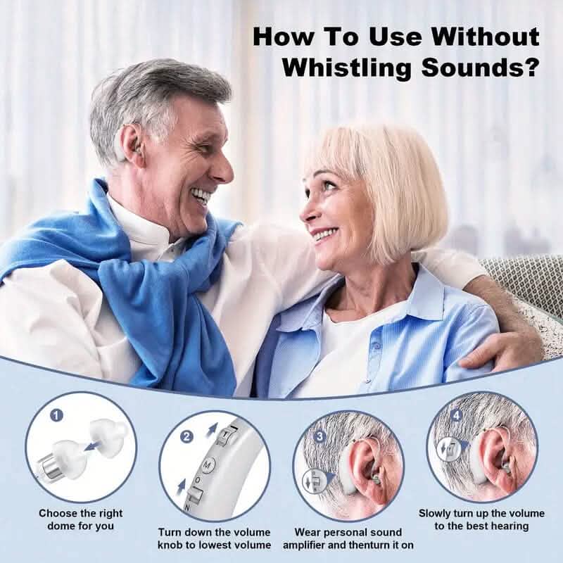 Appareils auditifs rechargeables haut de gamme pour seniors