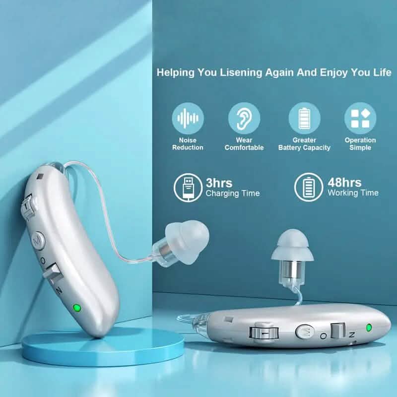 Appareils auditifs rechargeables haut de gamme pour seniors