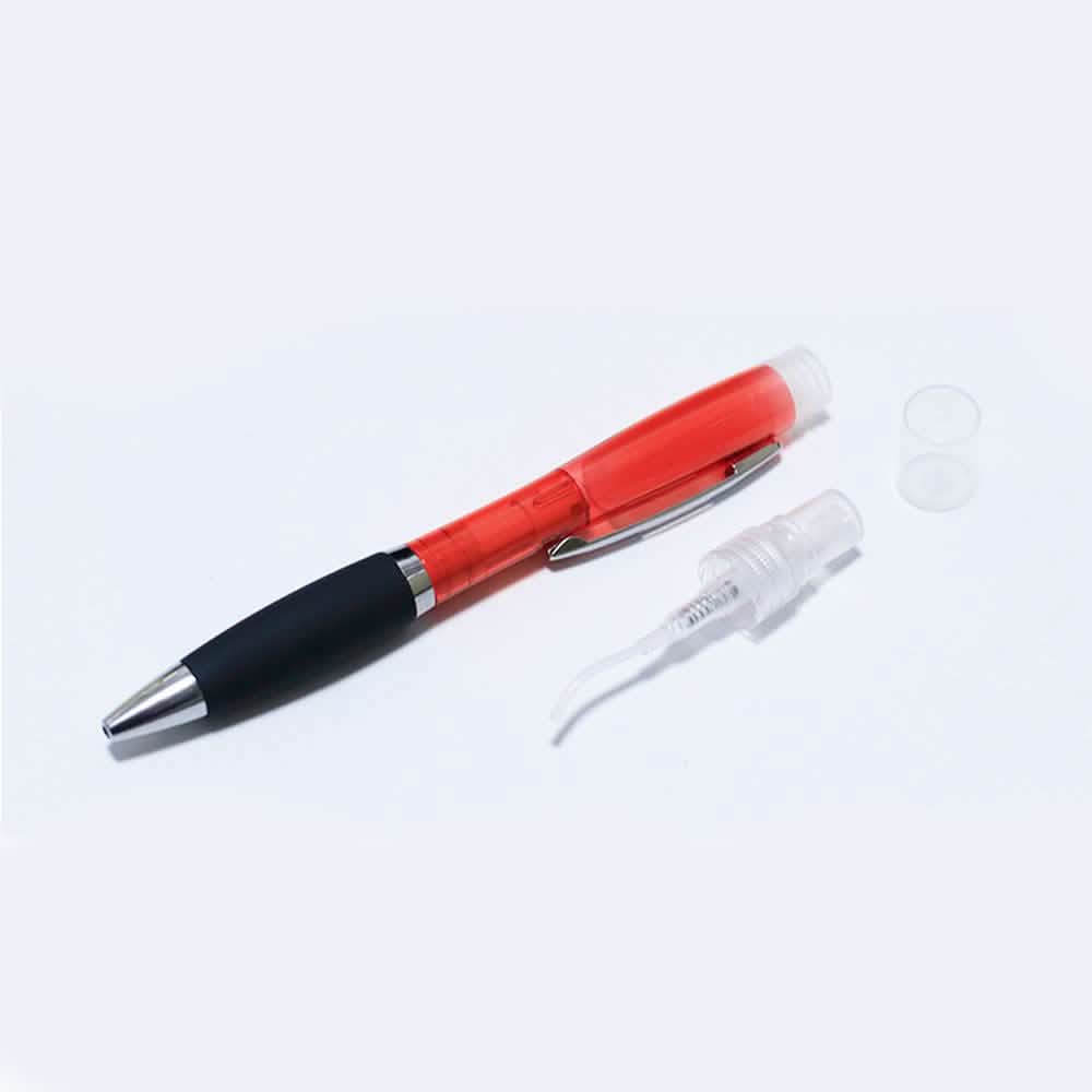 Stylo désinfectant pour les mains à pression et vaporisation