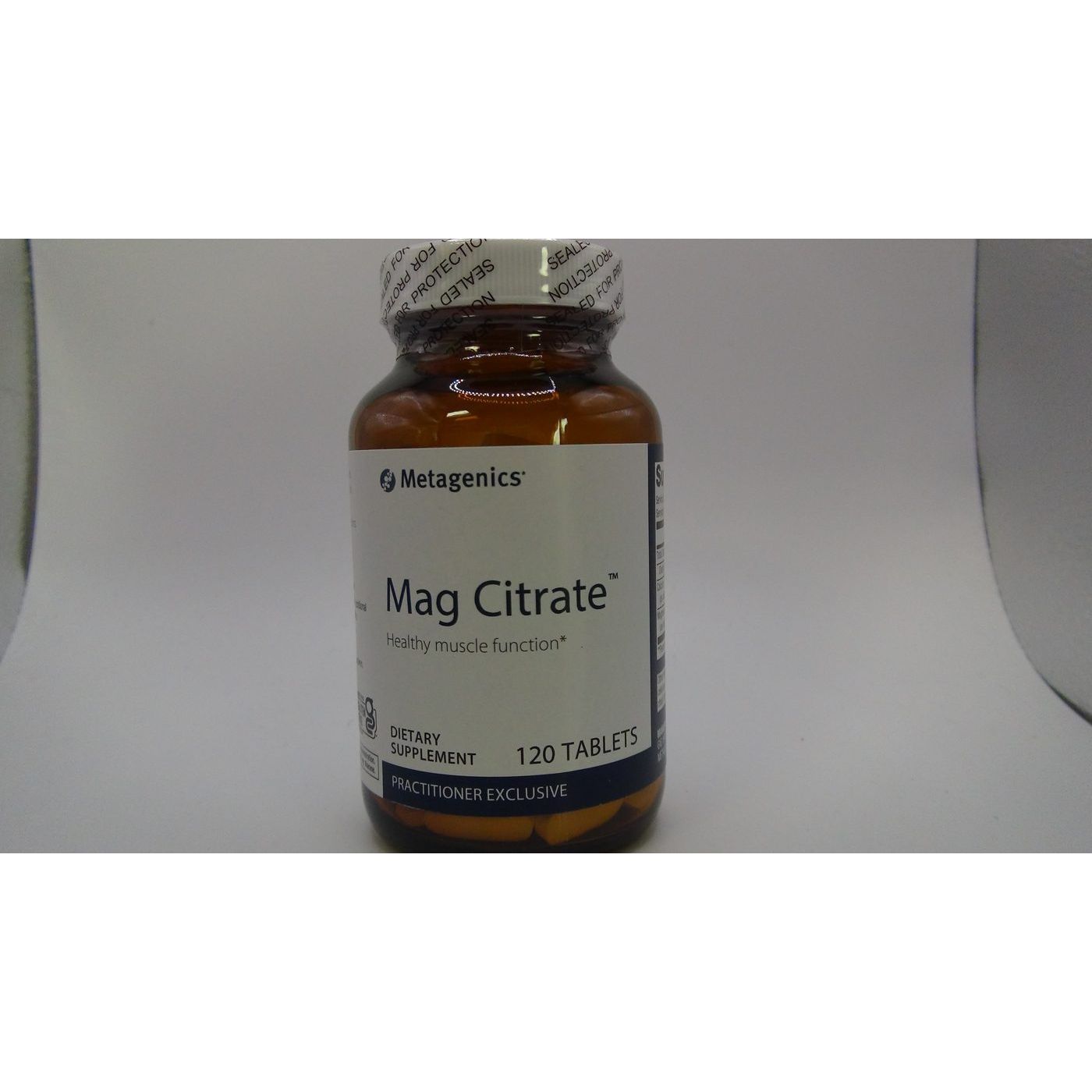 Metagenics Mag Citrate, Citrate de magnésium avec du calcium pour aider à soutenir le bon fonctionnement musculaire - 30 portions