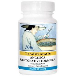 Kan Herb Traditionals Formule réparatrice d'angélique, 8 onces liquides