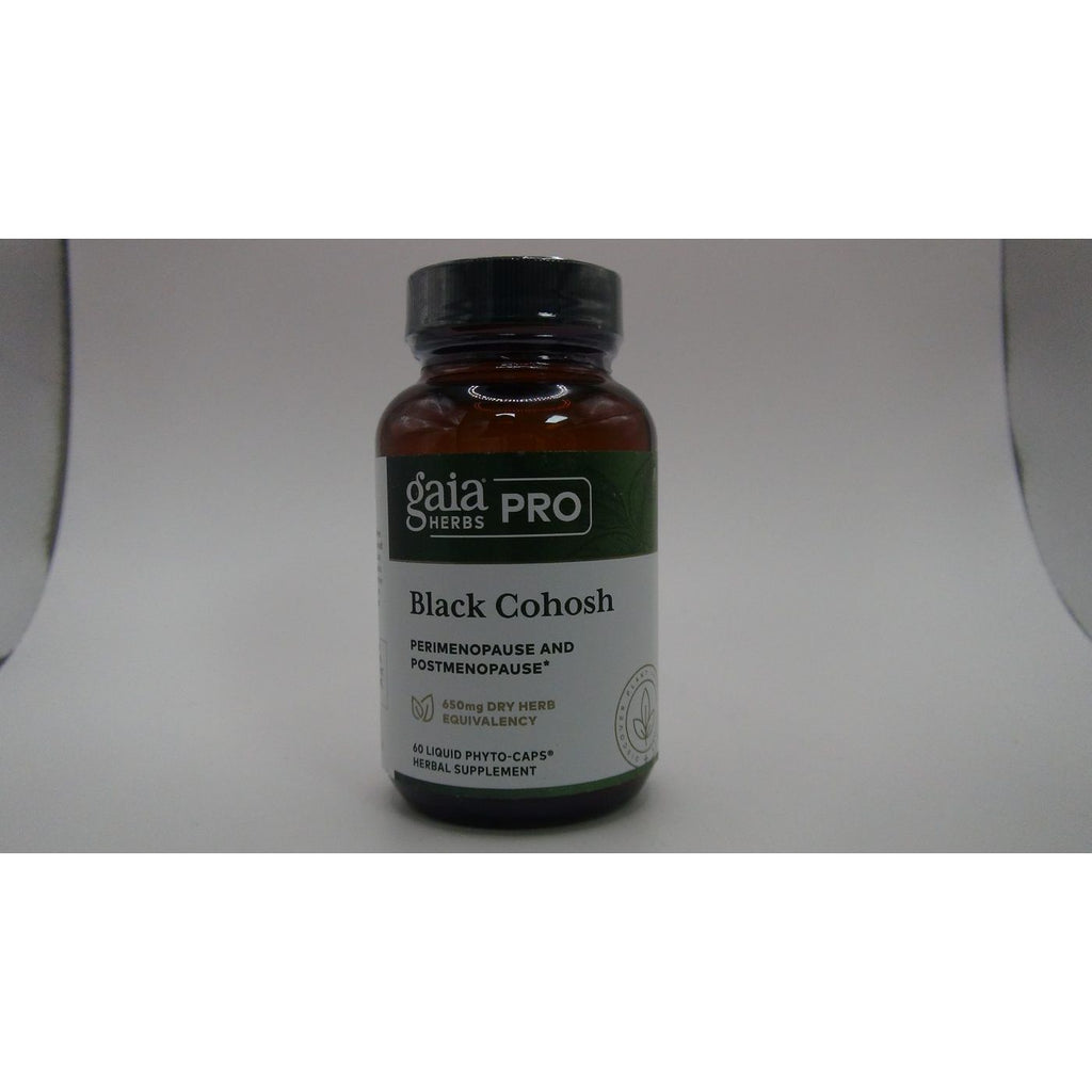 Gaia Herbs Black Cohosh - Menopause Support Supplement to Help Maintain Hormone Balance and Health for Women - 60 Vegan Liquid Phyto-Capsules (30-Day Supply)