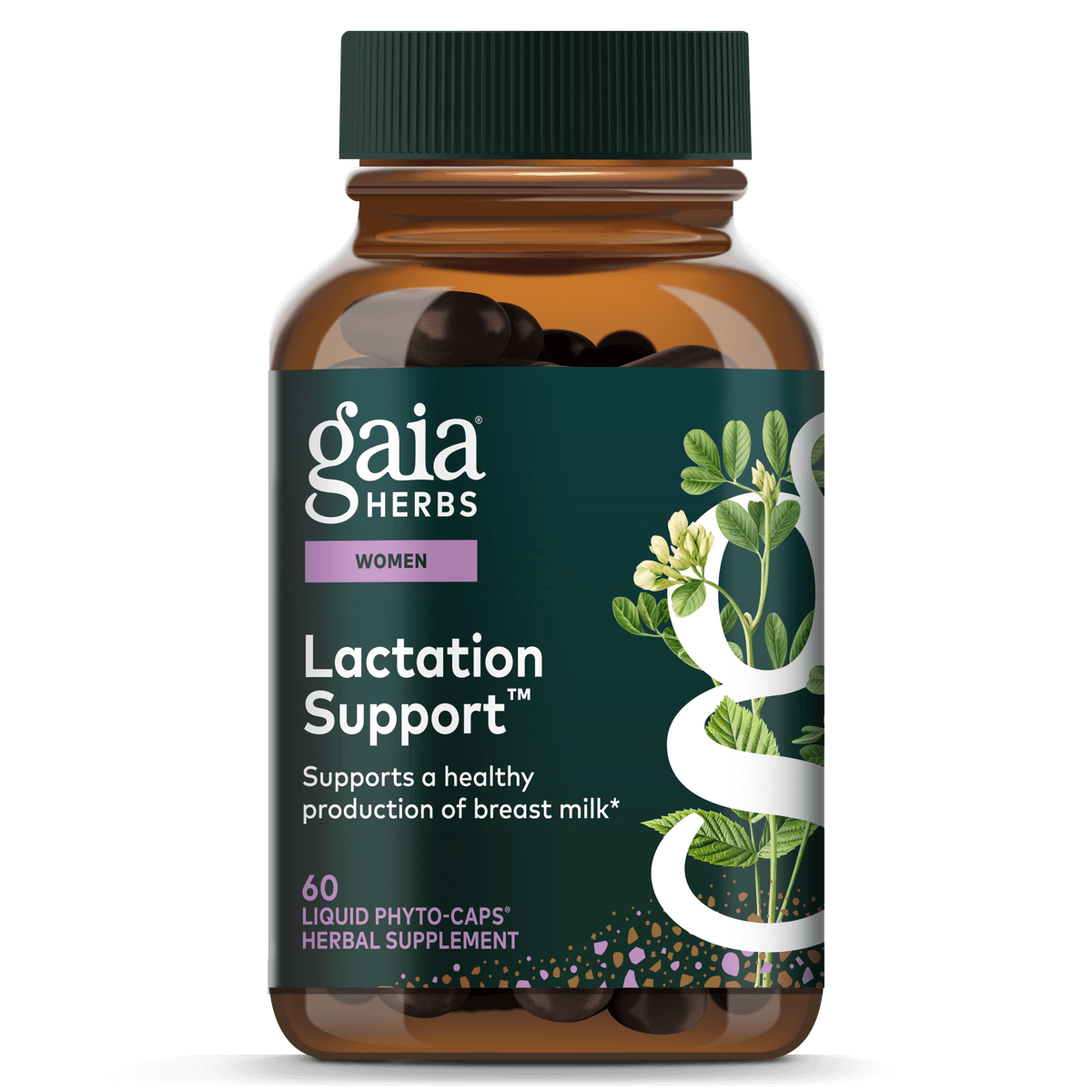 Gaia Herbs Lactation Support, Vegan Liquid Capsules, 120 Count - Lactation Supplement for Breastfeeding Mothers